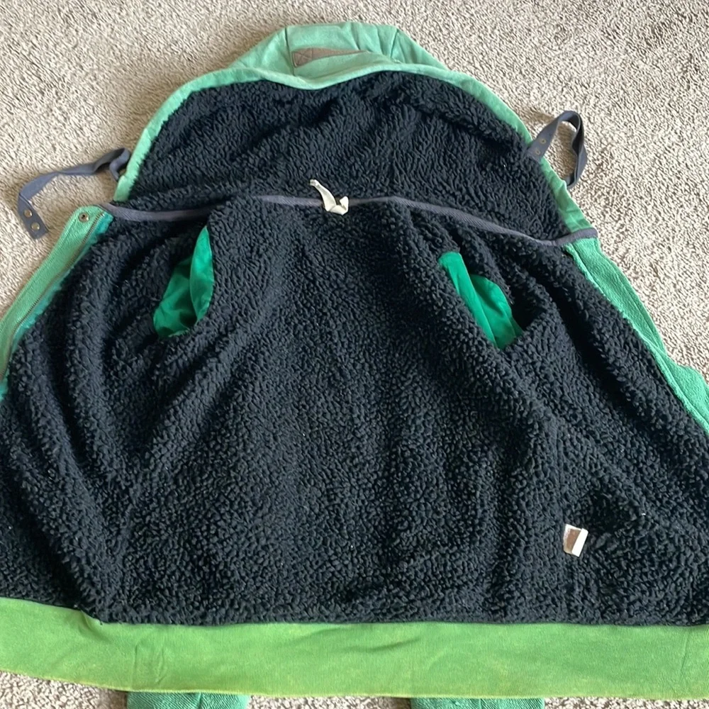 Free People We the Free Green Crest Hoodie RARE - Picture 5 of 11